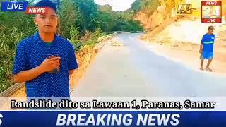 PROJECT PURPOSES ONLY DONE  NEWS OF BARANGGAY  LANDSLIDE