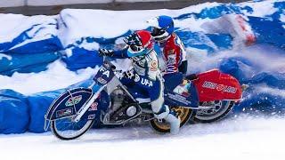 27.12.2020 ICESPEEDWAY 2021. FINAL Championship of Russia. Collision Valeev - Kononov