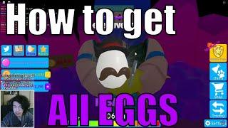 How to get ALL EGGS in Bubble Gum Simulator Egg Hunt Event 2021 | The Detective Egg Locations | Orca