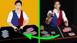 Revealed tricks of the magician Eric Shin