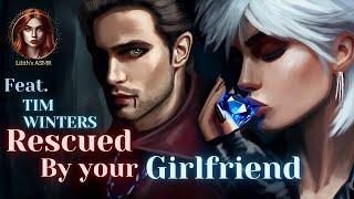 Rescued by your girlfriend from a vampire (feat. @timandhisvoices) [ASMR roleplay][feeding][FM4A]