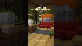 Yet Another Furniture Mod Before and After #minecraft #minecraftbuilding #mods #gaming