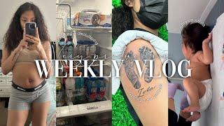 PRODUCTIVE WEEKLY VLOG: ZO GETS 2 MONTH SHOTS, GETTING 2 TATTOOS, TRYING FUFU , CLEANING etc