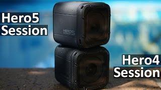 GoPro Hero5 Session vs GoPro Hero4 Session | Side By Side Comparison | DansTube.TV