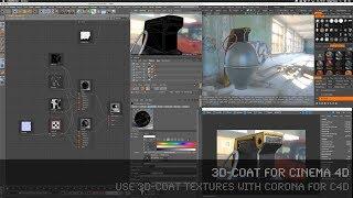 3D-Coat for CINEMA 4D - 3D-Coat Textures with Corona for C4D (engl)
