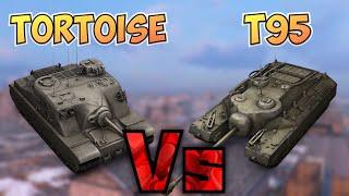 НА ЗАБИВ#27 | Какая черепаха лучше | Tortoise или T95 | WoT Blitz | Zlobina Liza