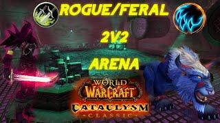 Cataclysm- Rogue/Feral 2v2 PvP High MMR