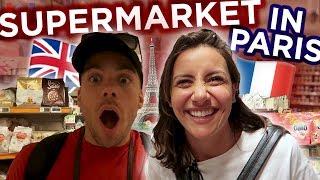 BRITS Explore FRENCH Grocery Store!