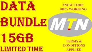 MTN 15GB DATA Bundle code: free mtn data bundle trick 2025, mtn data cheat,youtube,ghana,southafrica