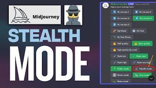 How To Make Prompts Private On Midjourney With STEALTH Mode