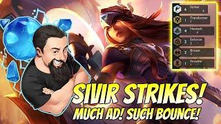 Sivir Strikes! - Much AD! Such Bounce! | TFT Neon Nights | Teamfight Tactics