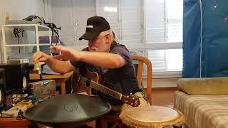 Norwegian Wood. Baritone ukulele, Rav Vast drum and djembe.