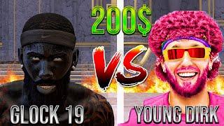 GLOCK 9TEEN VS YOUNG DIRK 200$ WAGER BEST OF 7 SERIES NBA 2K25...