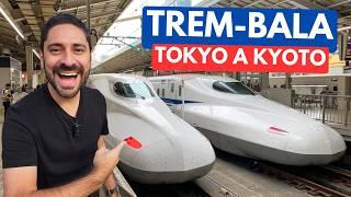 COMO É VIAJAR EM UM TREM-BALA NO JAPÃO? DE TOKYO A KYOTO NO SHINKANSEN