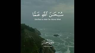 Al Quran - Surah Al-Hashr with English Transcript | Learn Quran with English Translation