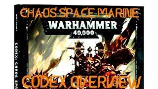 Warhammer 40,000 8th Edition Chaos Space Marine Codex Overview