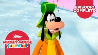 Mickey Mouse Funhouse | Episodio Completo | Abrazos No / ¿Dónde Está Funny?