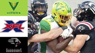 Tampa Bay Vipers vs New York Guardians Full Game XFL 2020 Week 01