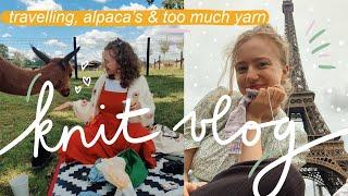 knit vlog ️| going to an alpaca farm with my knit club & travelling to the south of France