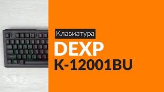 Распаковка клавиатуры DEXP K-12001BU / Unboxing DEXP K-12001BU