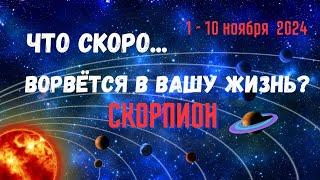 СКОРПИОНЧТО СКОРО ВОРВЁТСЯ В ВАШУ ЖИЗНЬ..? 10 ДНЕЙ1 - 10 НОЯБРЯ 2024Tarò Ispirazione