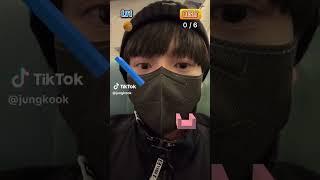 231128 #Jungkook on Tiktok (Jungkook posted on Tiktok but deleted it shortly)