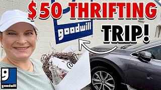 Are you kidding me?! GOODWILL THRIFT WITH ME & HUGE HAUL • THRIFTING HOME DECOR & MORE!
