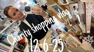 Tesco food shop & afternoon charity shops  real life vlogs 12-6-25 #charityshopping #vlog