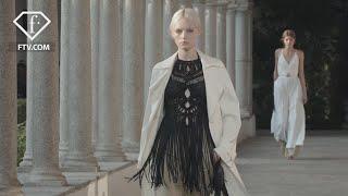Butterflies and fringes by Alberta Ferretti, Milan Spring/Summer 2022 | FashionTV | FTV