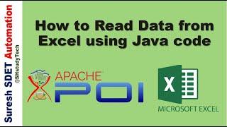 How to Read Data from Excel using Java code |  Apache POI