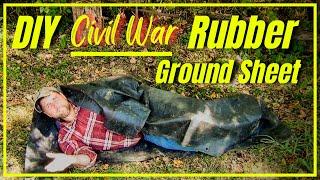 DIY Rubber Ground Sheet: Civil War Gum Blanket for Survival & Camping