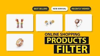 How to Make Product Filter in php using Ajax | Online Shopping Products Filter Using Ajax & PHP