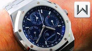 Audemars Piguet Royal Oak Perpetual Calendar BLUE DIAL (26574ST.OO.1220ST.02) Luxury Watch Review