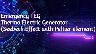 Thermo Electric Generator on Siemens Induction Stove (Smart Off-Grid Solution!) #peltier #seebeck