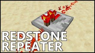 How To Use The REDSTONE REPEATER In Minecraft