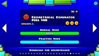 Geometry Dash - Geometrical Dominator (FULL VER) All Coin /  Partition