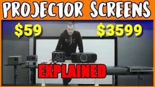 2025 Ultimate Projector Screen Comparison