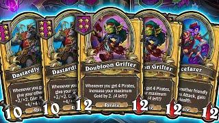 INSANE Pirate Highroll! | Hearthstone Battlegrounds