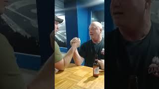 The Torque Wrench armwrestling with Todd Hutchings