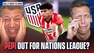 Ricardo Pepi Knee Injury: USMNT Striker Crisis Ahead of Nations League? | Call It What You Want