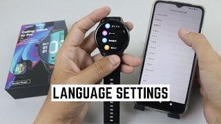 How to Change Language on Kieslect Kr Pro Smart Calling Watch