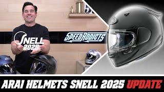 Arai Helmets - Snell 2025 Update at SpeedAddicts.com