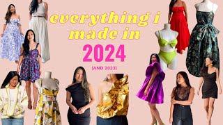 Everything I made 2024 (and 2023) Sewing Clothes and Bags