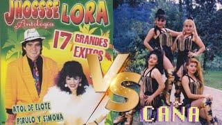 Mix Cumbia Salvadoreña - Las Nenas Del grupo Caña vs Jhosse lora