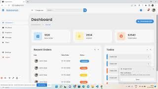 Angular 14 Responsive Admin Dashboard Template Free