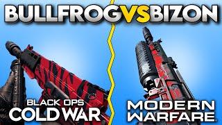 Bullfrog vs PP19 Bizon Comparison! The Best SMG in Warzone? (Stats, Attachments, and Recoil Pattern)