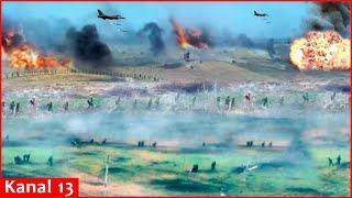 Ukraine’s F-16s strike 50,000 Russian troops just 30 kilometers from Sumy Oblast
