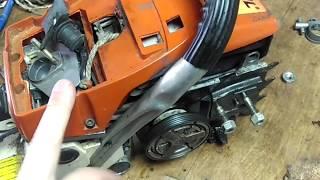 Бензопила STIHL MS 362 и 361 устраняем течь масла