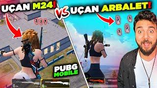 İMKANSIZ TİKTOK VURUŞU! UÇAN M24 vs UÇAN ARBALET! PUBG Mobile Ordu Savaşları