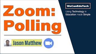 How to create and launch polls in Zoom meetings